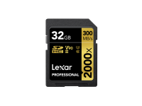 Lexar Professional 2000x SDHC UHS-II 32GB 300MB/s read 260MB/s write (LSD2000032G-BNNNG)