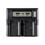 Newell DC-LCD Two-channel Charger for DMW-BLF19E Batteries