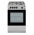 Beko CSG42011FX cooker Freestanding cooker Silver Gas