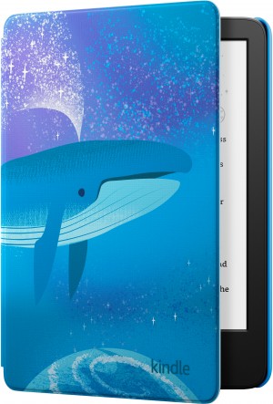Amazon Kindle Kids (2022 release) Includes a cover, access to over a thousand books Space Whale