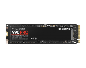 Samsung 990 PRO PCIe 4.0 NVMe M.2 SSD 4TB (MZ-V9P4T0BW)