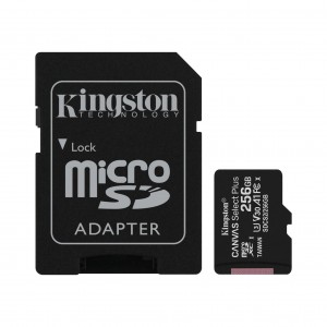 Kingston Canvas Select Plus MicroSDXC 256GB UHS-I Adapter (SDCS2/256GB)