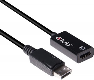 Club3D DisplayPort 1.4 to HDMI 2.0b HDR Active Adapter (CAC-1080)
