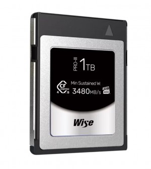 Wise 1TB CFexpress 4.0 Type B PRO Mk-III Memory Card (CFX4-B1024PM3)