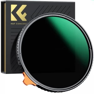K&F Concept 67mm Black Mist 1/4 + ND2-400 Variable ND Filter with Double-sided 28-layer Anti-reflection Green Film and Lever Nano-X Series (KF01.2021)