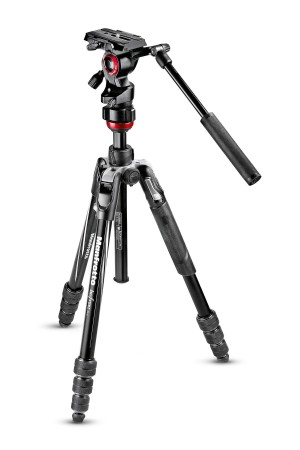 Manfrotto Befree Live Aluminium Tripod Twist, Video Head (MVKBFRT-LIVE)