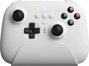 8bitdo Ultimate 2.4g Wireless Controller With Charging Dock (White)