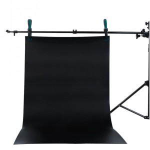 Genesis Gear PVC Photography Backdrop Black 200x120cm