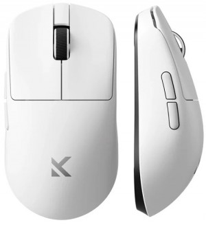 MCHOSE L7 Ultra+ Wireless Mouse  | 2.4GHz, BT | 42000 DPI | White