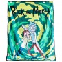 Rick and Morty плюшевый плед 48in*60in (123cmx154cm)