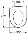 Gustavsberg Toilet Seat Nautic 9M26 - SC/QR (9M26S101)
