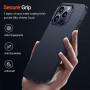 TORRAS Ultra Thin for iPhone 13 Pro Case with Protective Glass, Sierra Blue (1 Case + 2 Tempered Glass)