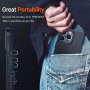 TORRAS Ultra Thin for iPhone 13 Pro Case with Protective Glass, Sierra Blue (1 Case + 2 Tempered Glass)