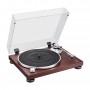 Audio Technica AT-LPW50BTRW Turntable Bluetooth Manual Belt Drive Wood Base Rosewood