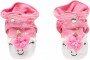 Rising Star Baby Girl Unicorn Hat, Bib, and Bootie Gift Box Set, Pink and White, Age 6-12 Months (GNX88614AZ)