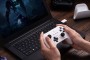 8Bitdo Ultimate 2.4G Wireless Controller, Hall Effect Joystick Update, Gaming Controller with Charging Dock for PC, Android, Steam Deck (White)