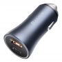 Baseus Golden Contactor Pro fast car charger USB-C / USB 40 W Power (CCJD-0G)