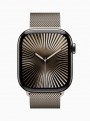 Apple Watch Series 10 GPS + Cellular 46mm Natural Titanium Natural Milanese Loop M/L MWYC3