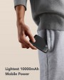 Veger powerbank 10000 mAh with built-in cables Type C / Lightning 22.5W C11 (W1170) Black