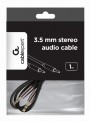 Gembird CCAP-444-1M 3.5mm stereo audio cable, 1m