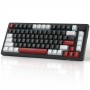 Magegee STAR75 White-Black, Blue Lighting, Yellow Switch, US (STAR75-White-Black)
