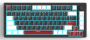 Magegee STAR75 White-Black, Blue Lighting, Yellow Switch, US (STAR75-White-Black)