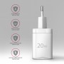 Axagon ACU-PD20 PD&QC Wall Charger 20W 1x Port White